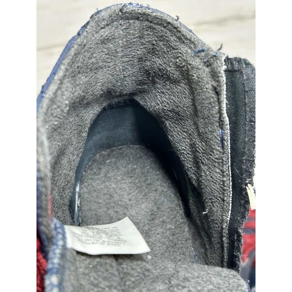 CONVERSE Chuck Taylor SIDE ZIP Blue QUILTED Junior Youth Size 6 Boy Girl Shoe - Picture 15 of 16
